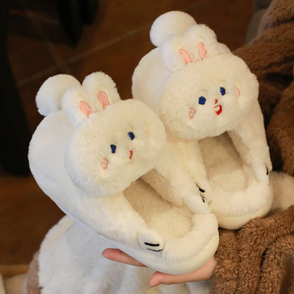 Adorable Plush Animal Slippers (Bear, Kitty, Doggo, Bunny)