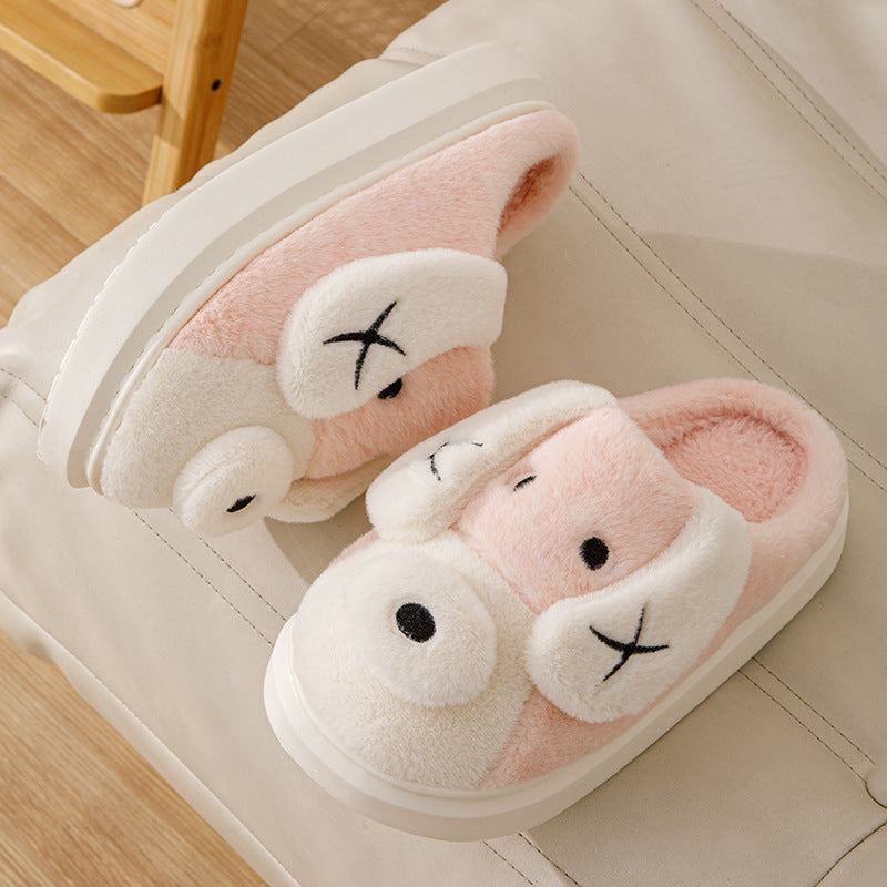 ChériCute Woof & Woof Dog Plush Slippers