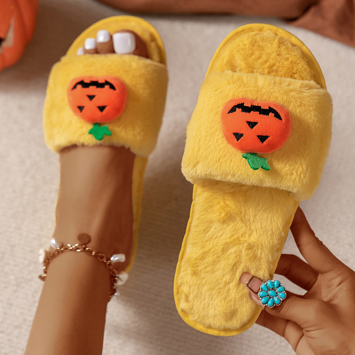 All Things Pumpkin Slippers