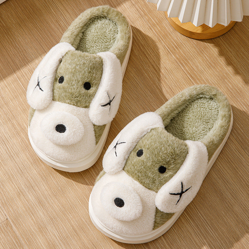 ChériCute Woof & Woof Dog Plush Slippers