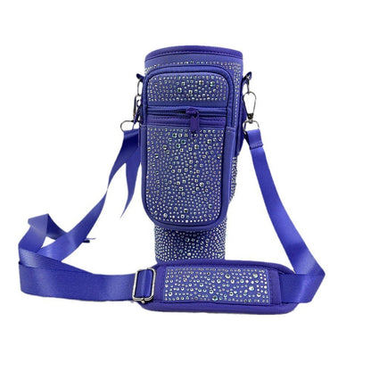 ChériCute 40 Oz Pearlescent Water Bottle with Trendy Crossbody Bag.