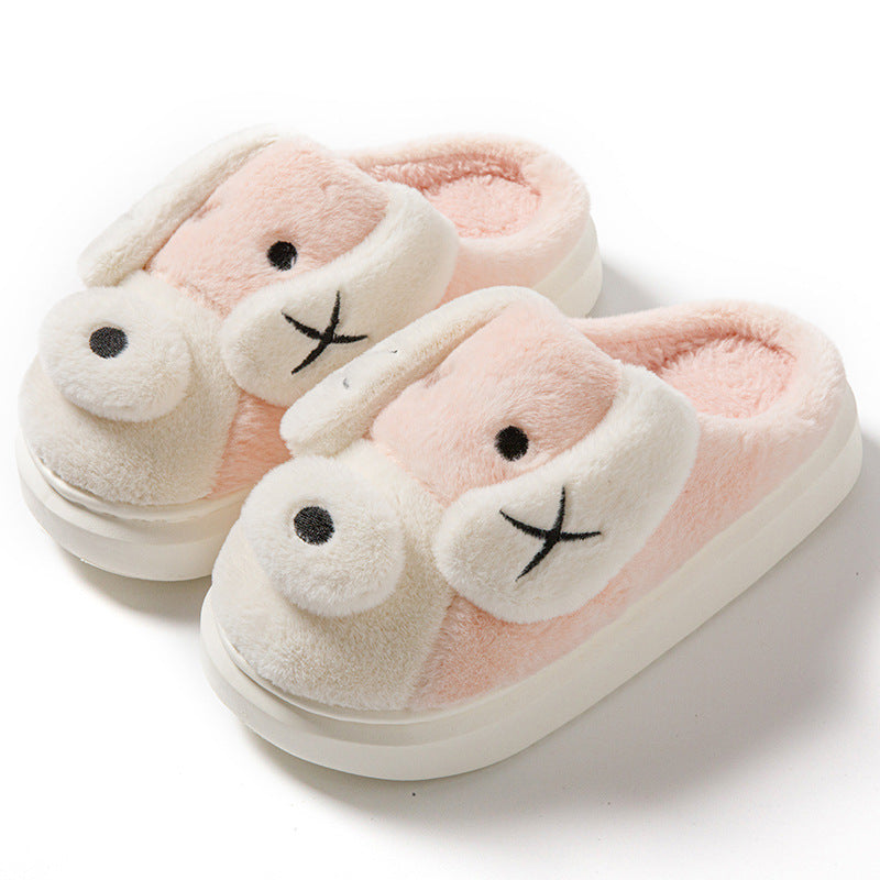 ChériCute Woof & Woof Dog Plush Slippers