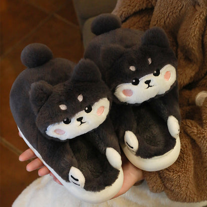 Adorable Plush Animal Slippers (Bear, Kitty, Doggo, Bunny)