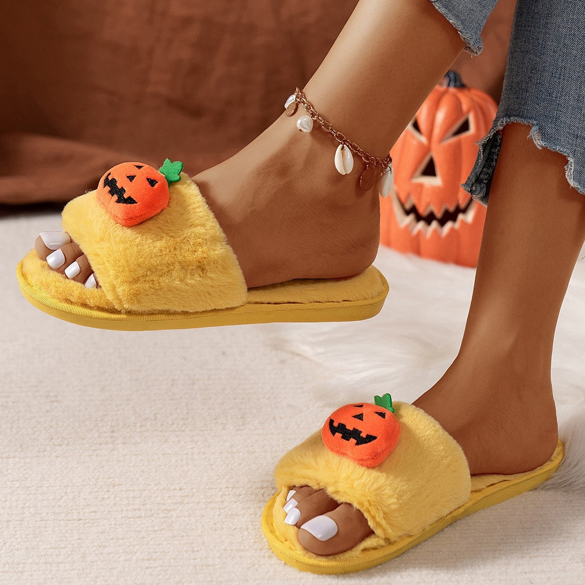 All Things Pumpkin Slippers