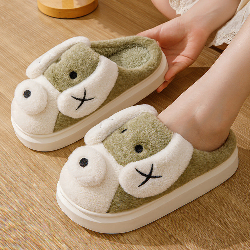 ChériCute Woof & Woof Dog Plush Slippers