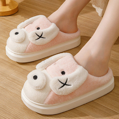 ChériCute Woof & Woof Dog Plush Slippers