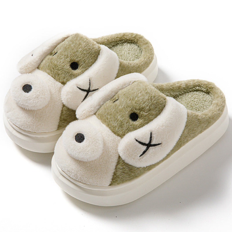 ChériCute Woof & Woof Dog Plush Slippers